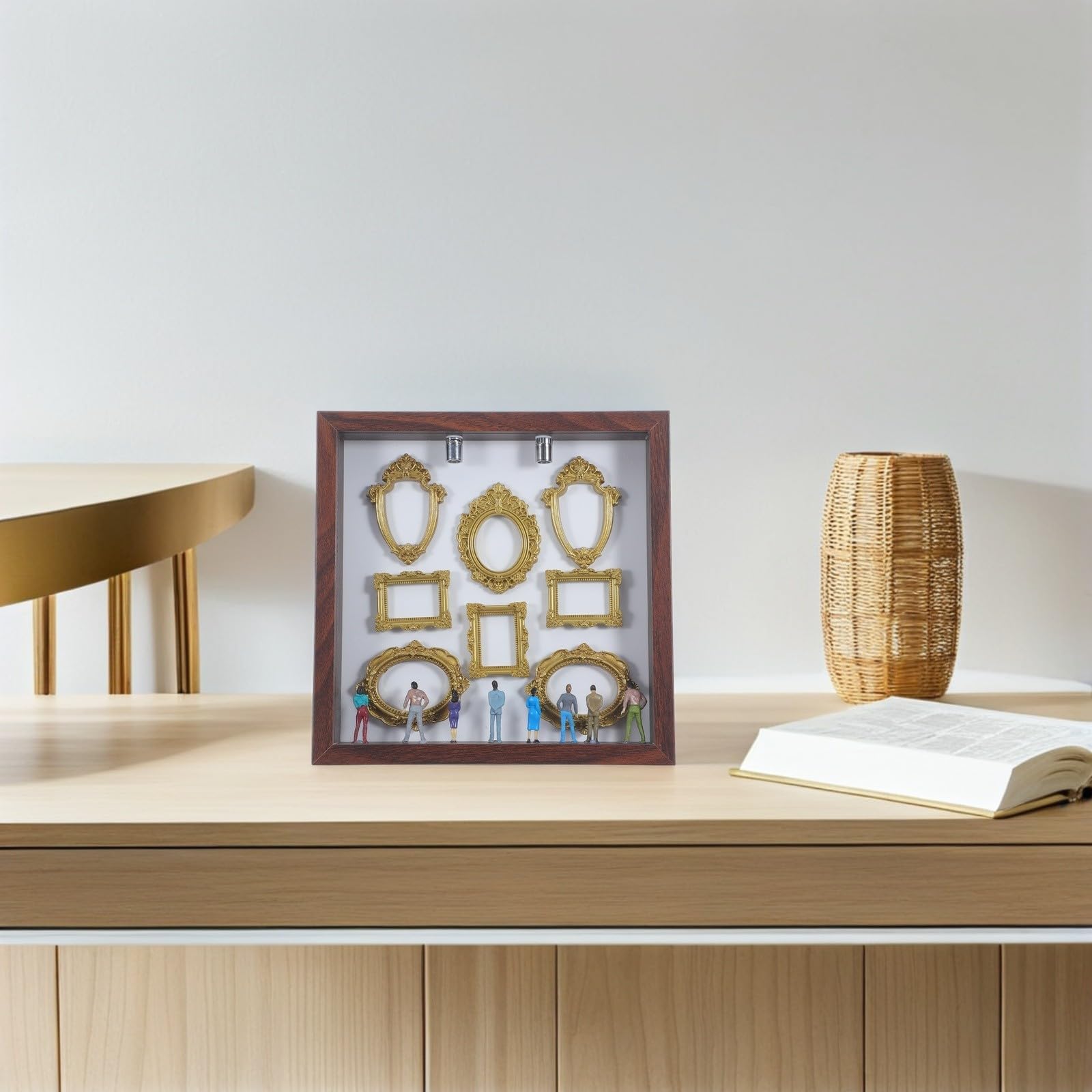 CHILDWEET Scatola Mini Silhouette 21,6cm in Legno Plastica DIY