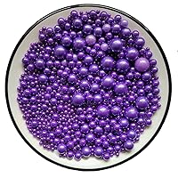 Vista 10 de Eastron Gránulos comestibles de azúcar de perlas blancas comestibles, tamaño mezclado, decoración de pasteles, decoración de cupcakes, decoración