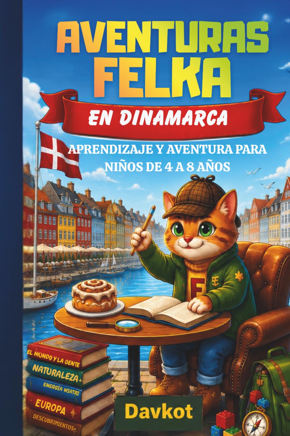AVENTURAS FELKA EN DINAMARCA: Aprendizaje y aventura para niños de 4 a 8 años (Felek the Cat’s Adventures)