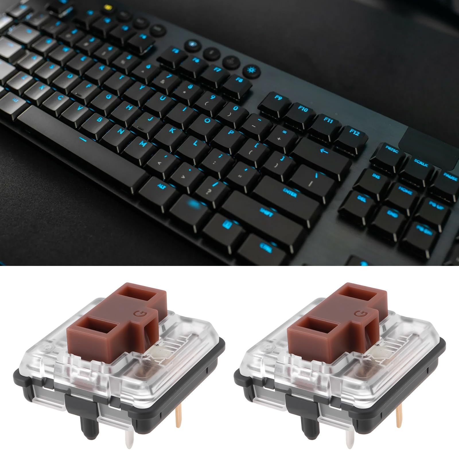 4 przełączniki klawiatury kompatybilne z Logitech G815 G915 G913 G813 brązowe