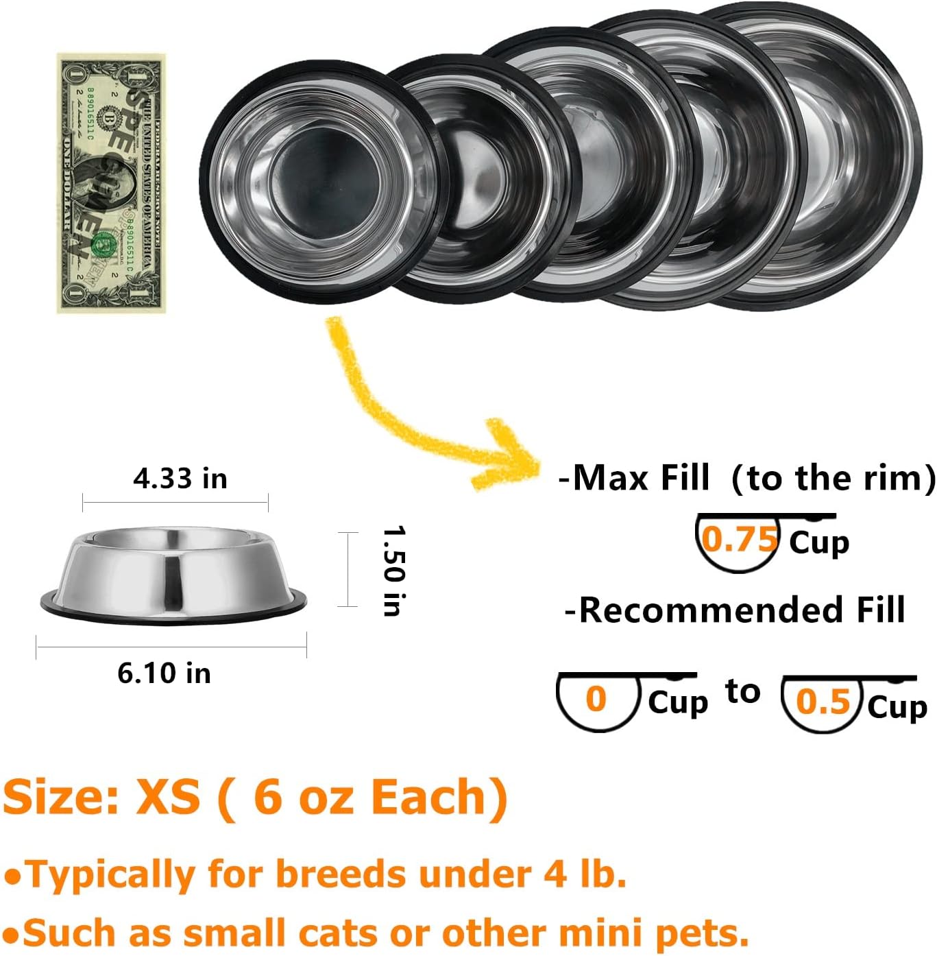 Unleashing Convenience: Review of 2 Pack Stainless Steel Dog Bowls with Anti-Slip Base