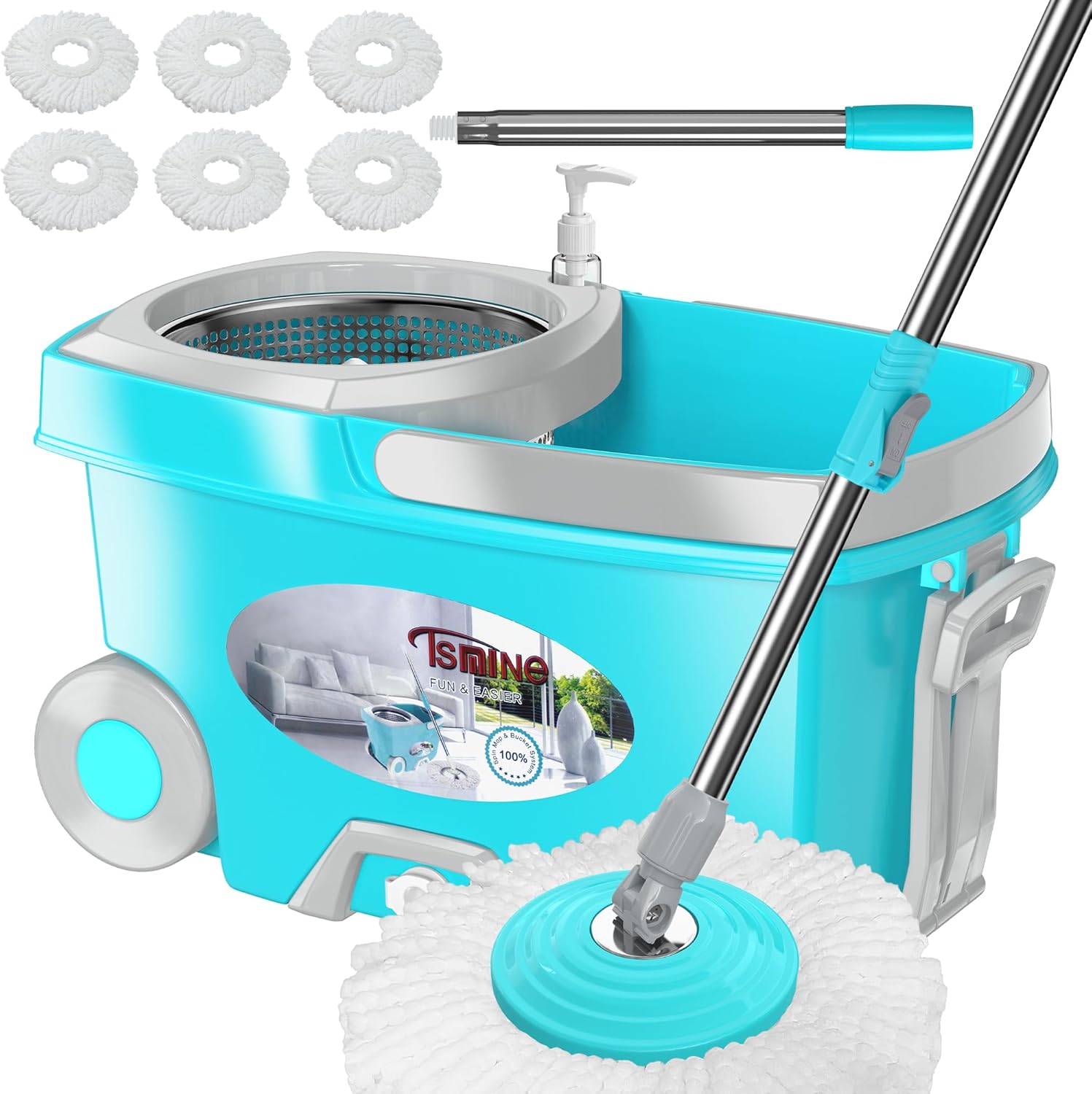 FunClean Spin Mop