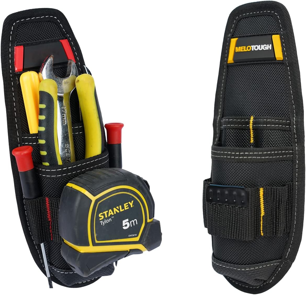 Small Tool Holder, Min Work Organizer Tool Pouch and Knife Holder with Snap Clip