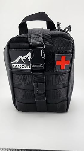 Miniatura 4 de 150+ Kit táctico de supervivencia y medicina Kit de primeros auxilios de emergencia Equipo de salida con kit de senderismo Molle Survival Desastre