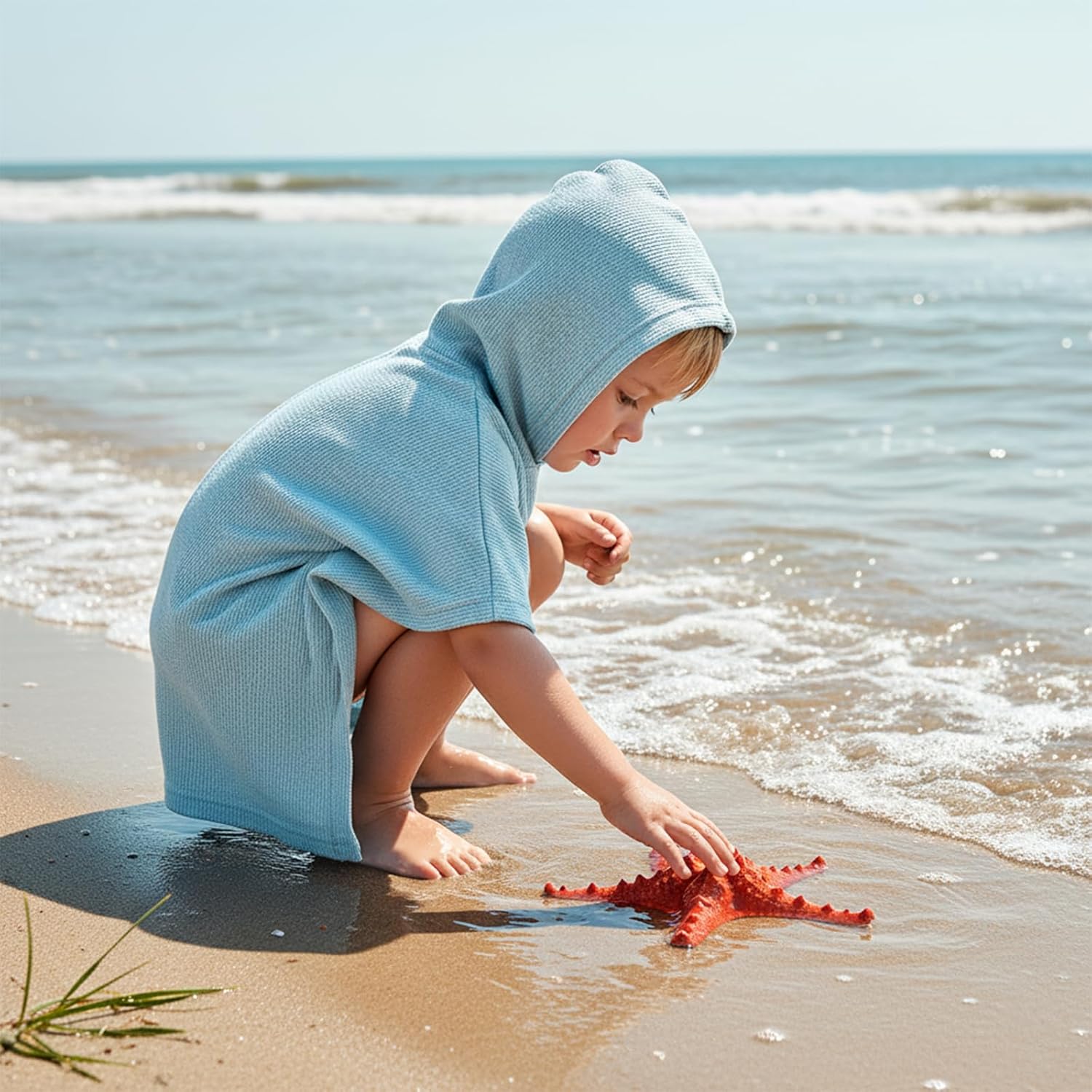 Toddler Little Girl Swim Cover Up Beach Towel kids Bathing Suit Cover Ups Swimsuit Summer Baby Beach Essentials - Image 3