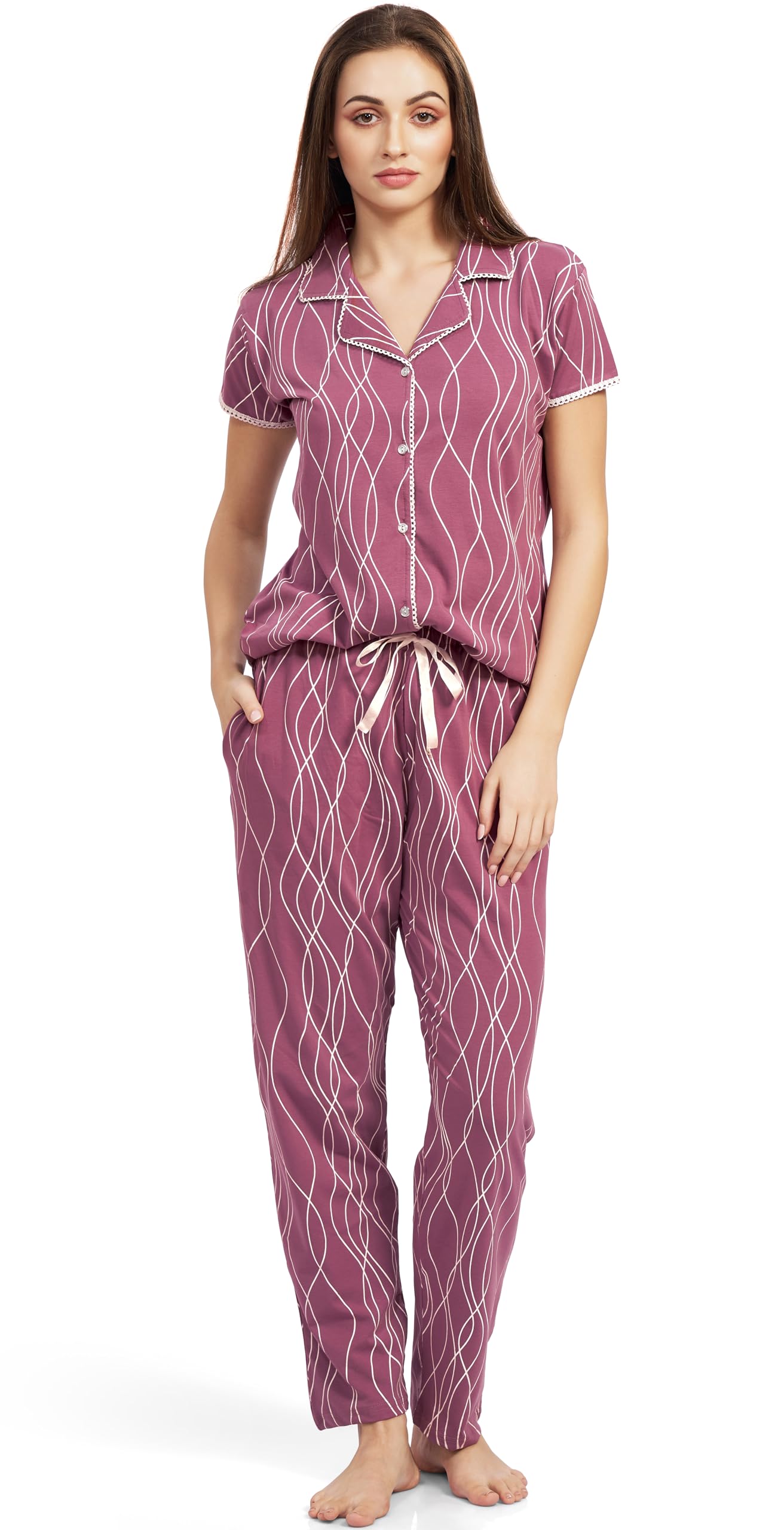 pastel clip Women Pajama Set-picture-36