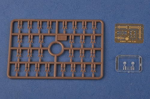 Miniatura 19 de Hobby Boss Kit de modelo de armadura de tanque mediano soviético T-12 Tanque medio T-12 del ejército soviético