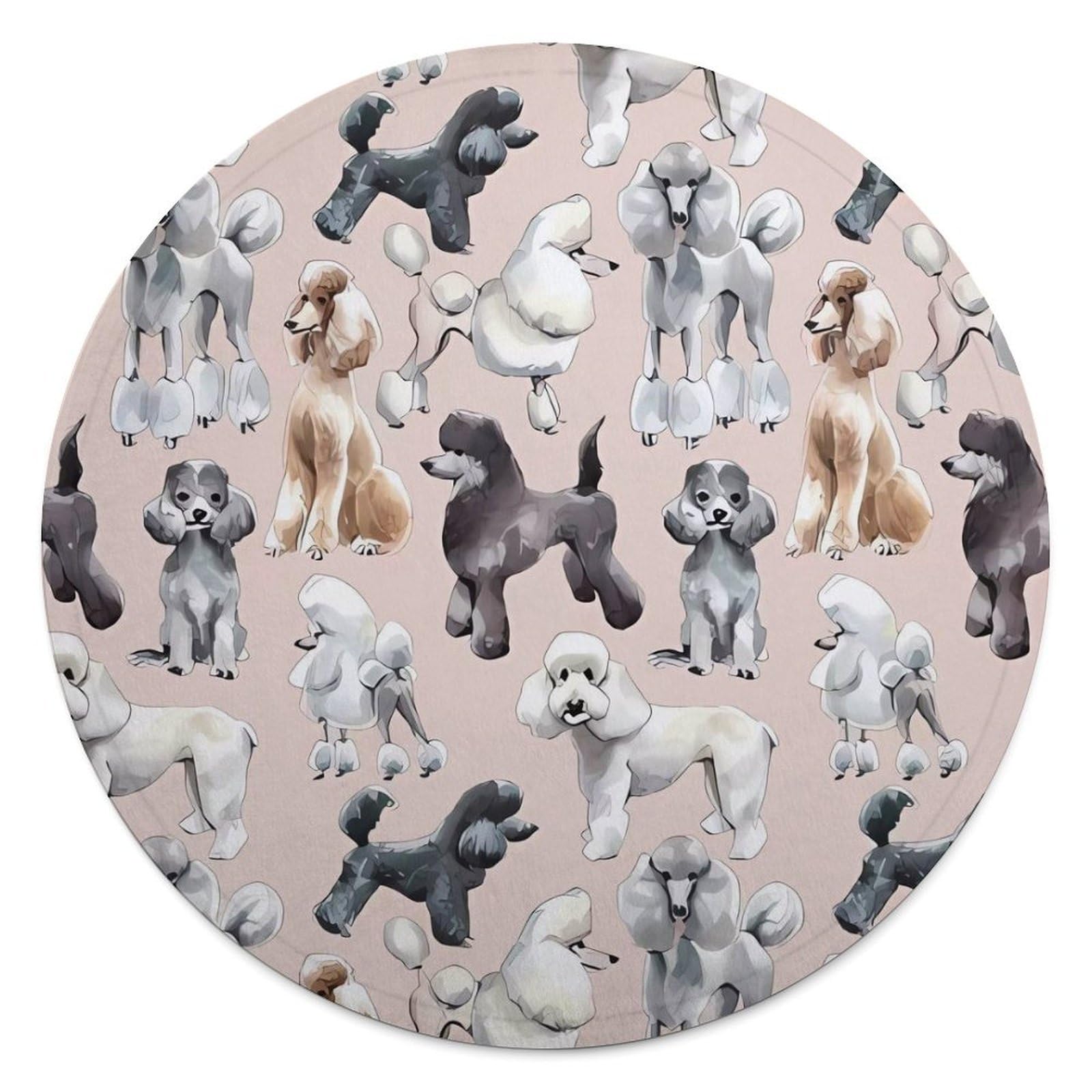 Couverture ronde en flanelle pour protéger et décorer le canapé