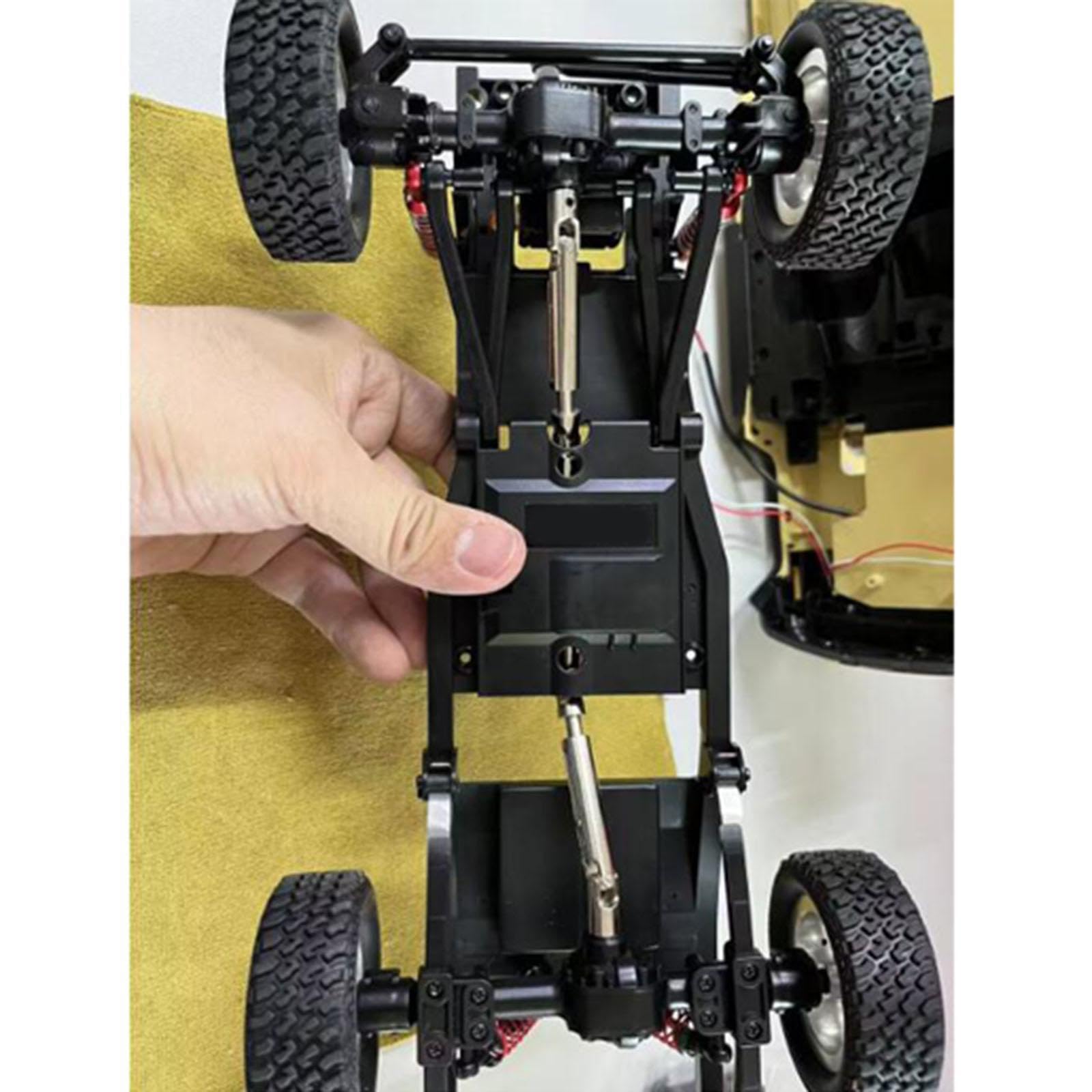 Parti di ricambio per veicoli RC Kit in metallo per assemblaggio assale anteriore 1/12, realizzati per prestazioni e longevità migliorate Set di
