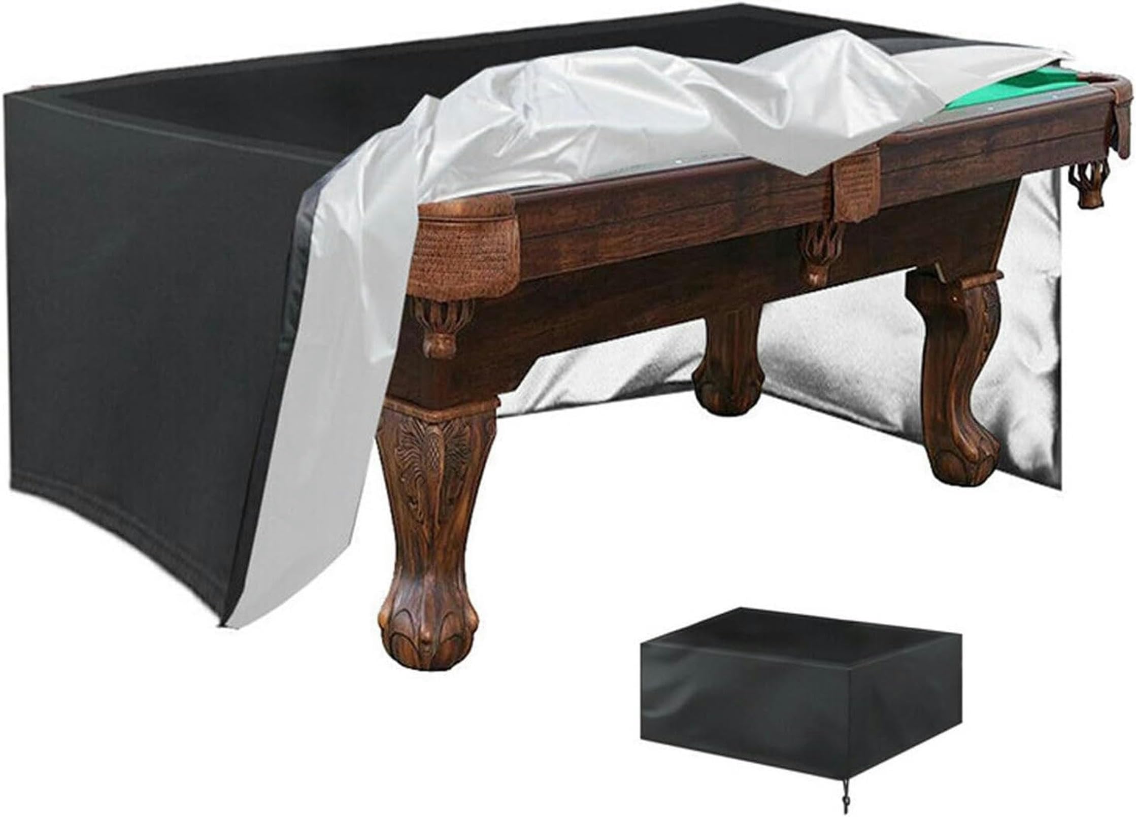 Funda impermeable de billar Oxford 210D que evita el polvo y la humedad en tu mesa de 8FT