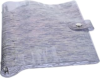 MAGICLULU Capa De Fichário Protetor De Mesa Transparente Fichário De Folhas Soltas Fichário De Plástico Suprimentos De Papelaria Pasta De Folhas Soltas Pasta Organizador De Arquivo