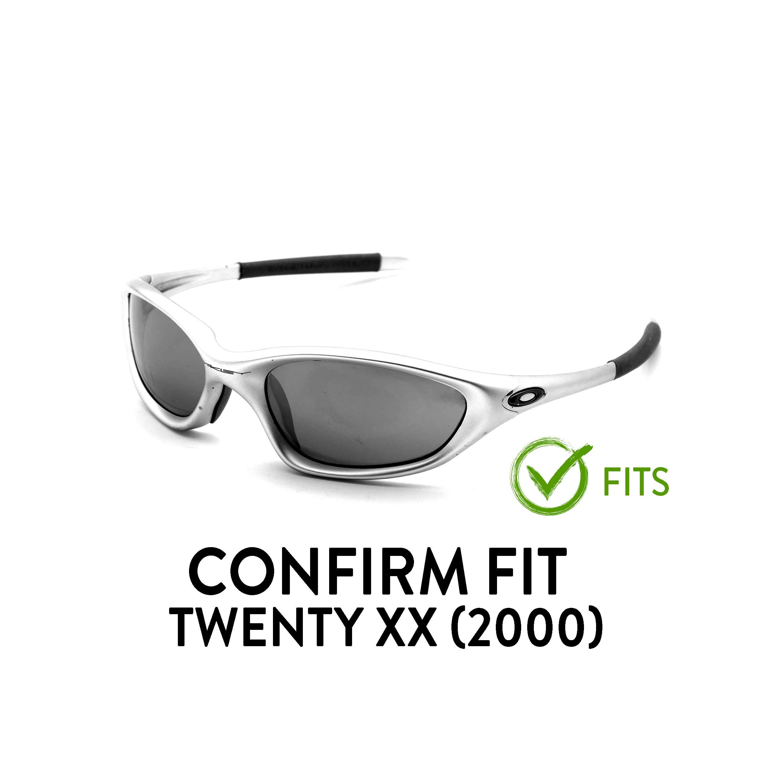 Apex Lenses Non-Polarized Replacement Lenses for Oakley Twenty XX (2000) Sunglasses (Deep Blue)