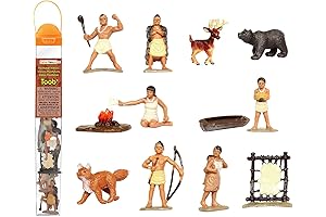 Safari Ltd. Powhatan Indians TOOB - 12 Figurines for Native American School Projects