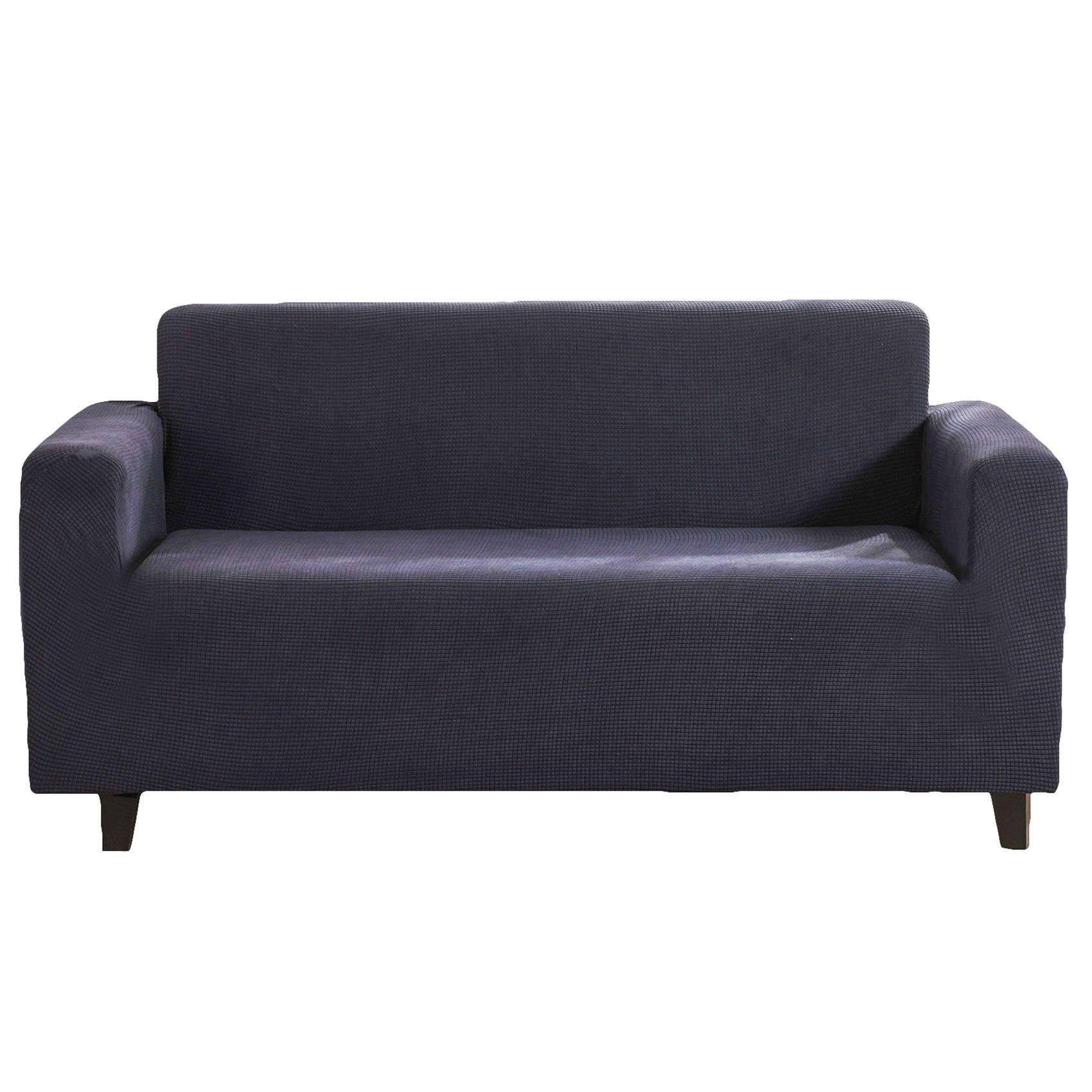 Jacquard Sofa Slipcover,Stretch Sofa Cover 1/2/3/4 Seater Furniture Protector 1 Piece Soft Washable Anti-scratch Couch Cover for Pet Dogs Cat-I-S(90-140CM)