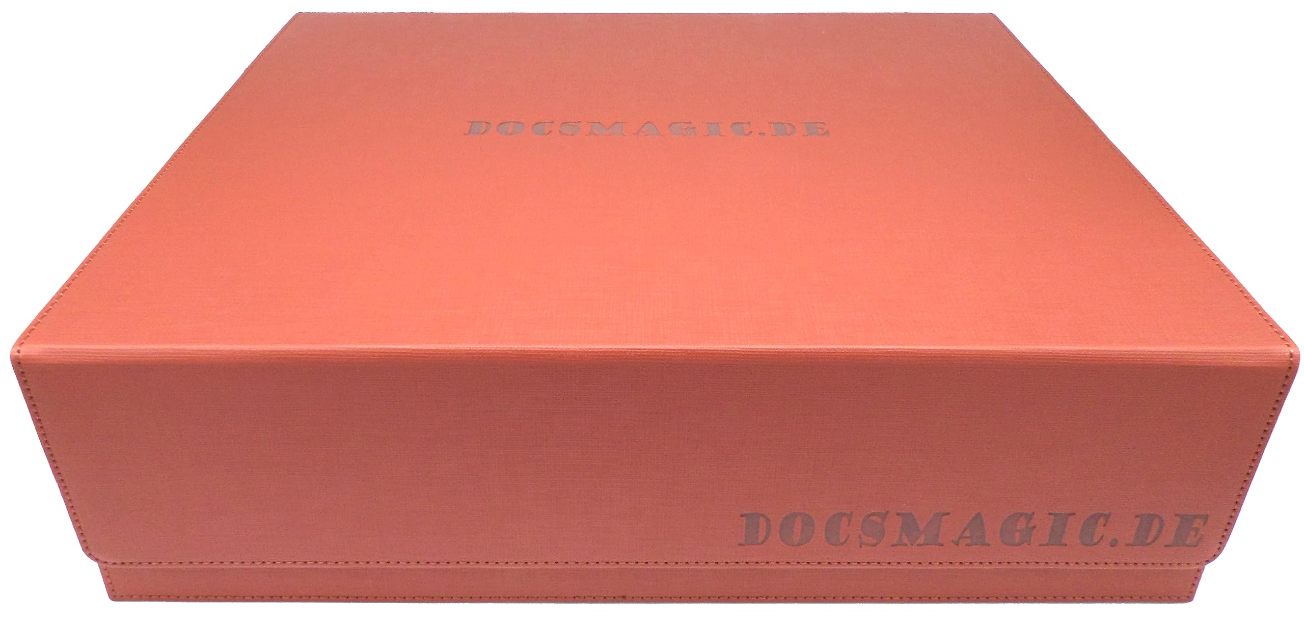 docsmagic.de Premium 4-Row Trading Card Storage Box Copper + Trays & Divider - MTG PKM YGO