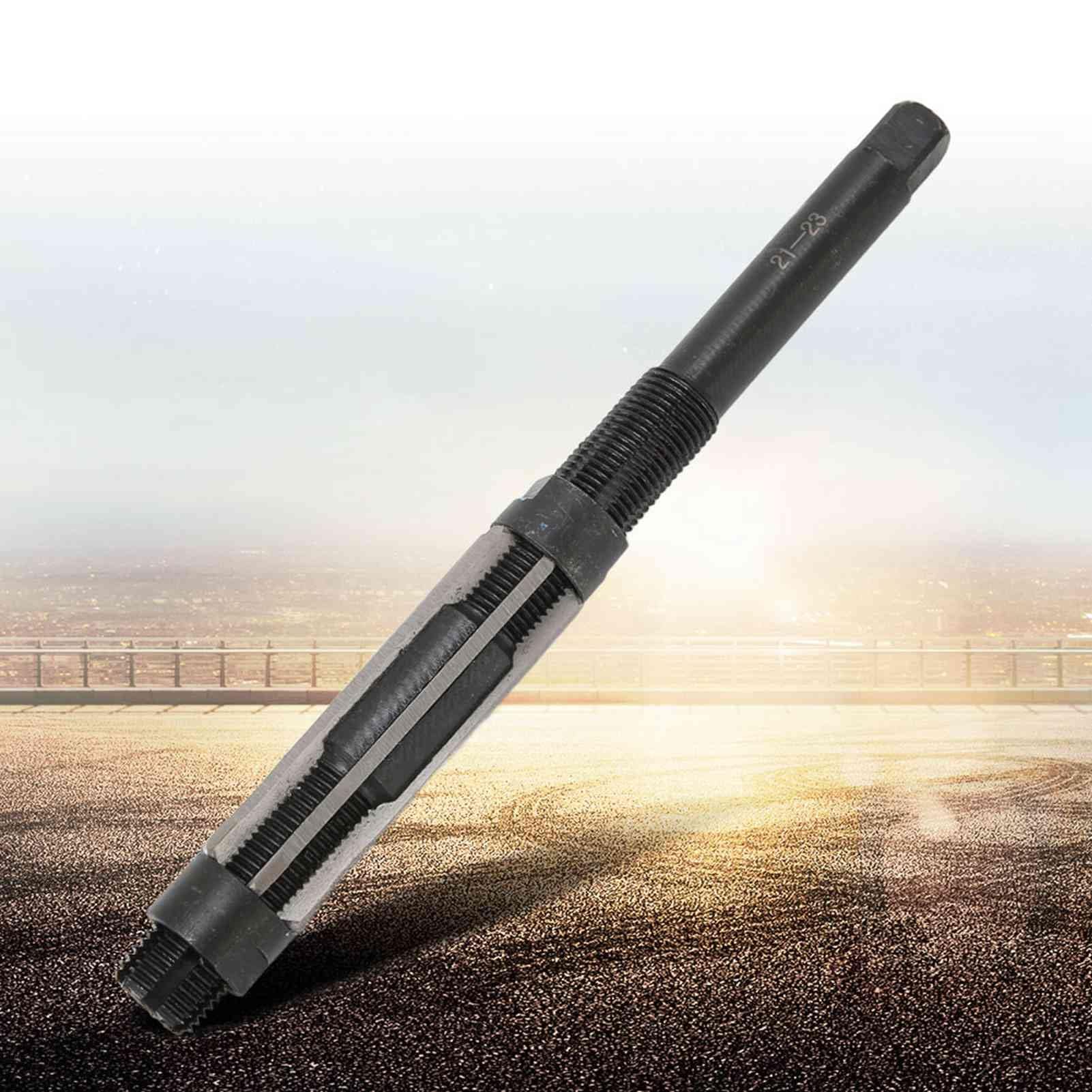 Alesatore Regolabile, 6 Scanalature Lunghezza 64 mm Alesatore a Mandrino Manuale 9SiCr 21‑23 mm