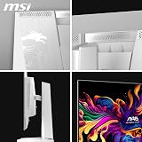 MSI MAG 272QPW QD-OLED X28 27" QHD QD-OLED 280Hz 0.03ms Gaming Monitor - White - 5