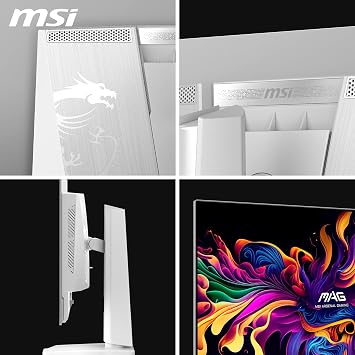 MSI 26.5 MAG 272QPW QD-OLED X28, Gaming Monitör, WQHD, 16:9, Flat, QD-OLED, 280Hz 0.03ms, FreeSync Premium Pro, Pivot, Beyaz