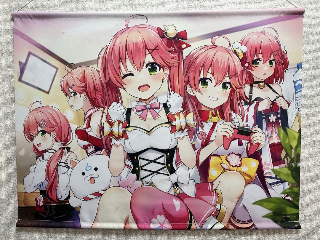 Amazon.co.jp: さくらみこ 4周年記念 B2タペストリー : ホーム＆キッチン