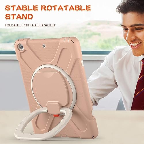 Vista 47 de Funda para iPad (A16) de 11 pulgadas 2025, Aslo para iPad 10 de 10.9 pulgadas 2022, funda resistente a prueba de golpes, soporte giratorio, soporte