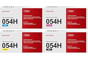 Canon 054H 054 4-Pack Toner Cartridges, MF641Cdw Series