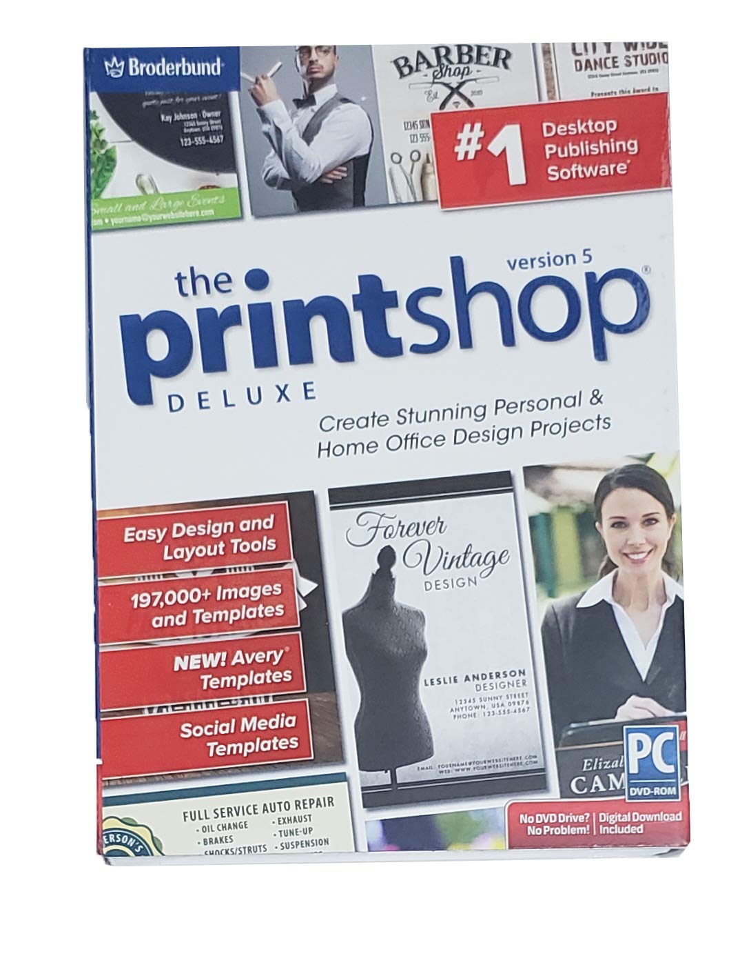 Buy The Print Shop Deluxe Version 5 Windows PC DVDROM with Digital