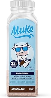 Garrafinha Proteína Chocolate 27G, Muke, 27G