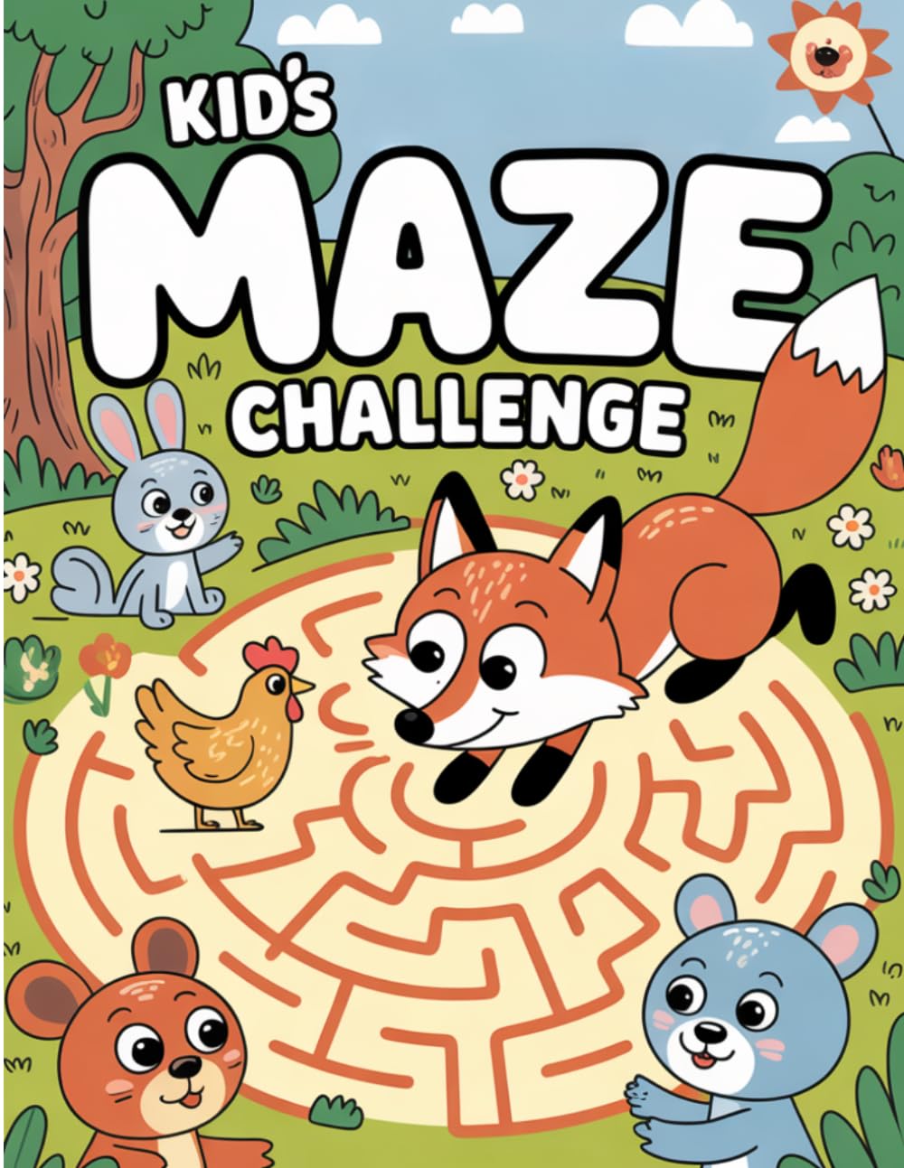Fun Animal Mazes: Activity Book for Kids