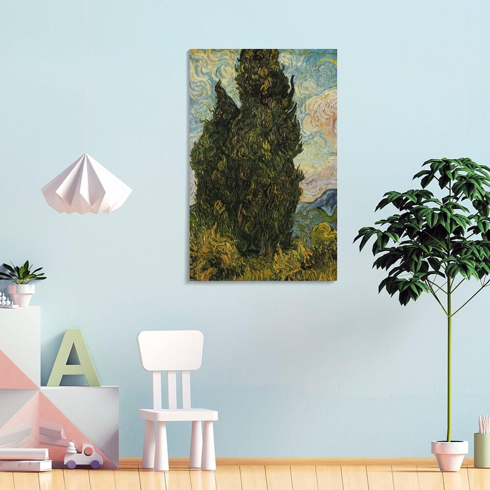 Amazon.co.jp: Vincent Van Goghフィンセント・ファン・ゴッホ《糸杉