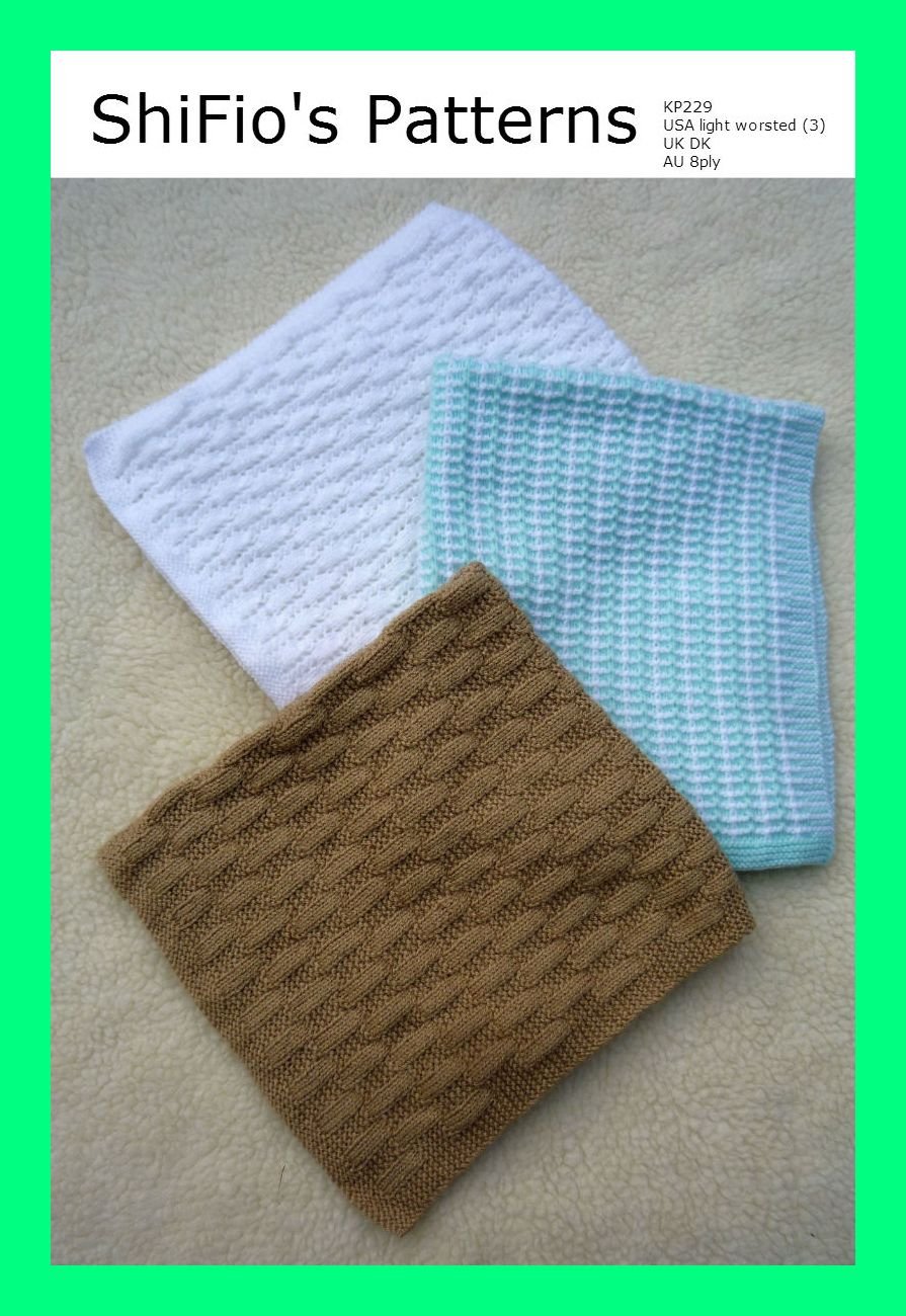 Knitting Pattern KP229 Baby Blanket afghan Pattern 3