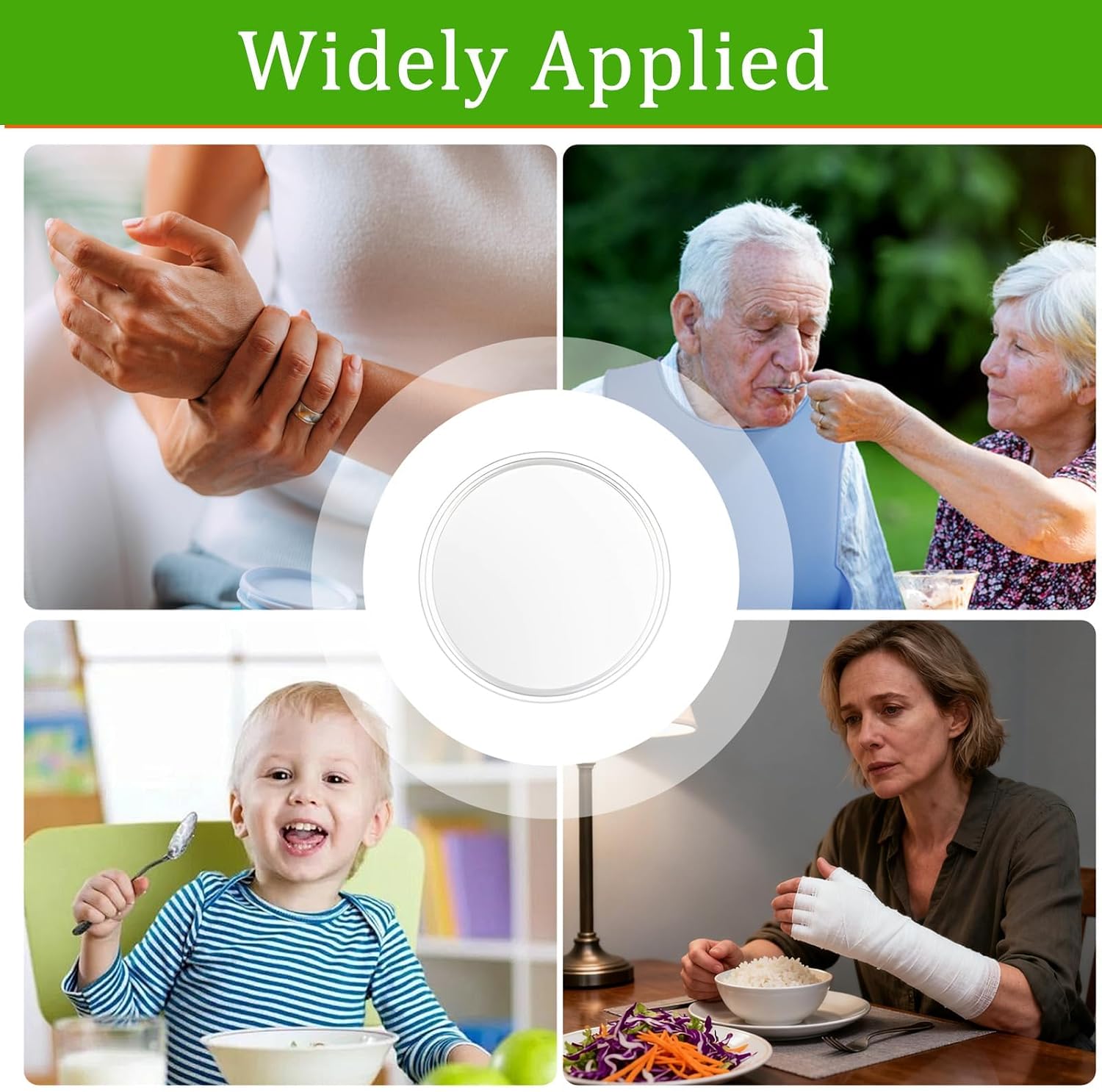 7 Pcs Adaptive Kitchen Tools, One Handed Opener for Bottles and Cans with Non-Slip Sticky Mat, Jar Opener, Accessibility Gadgets Suitable for Elderly or Injured Hands at Home or Travel