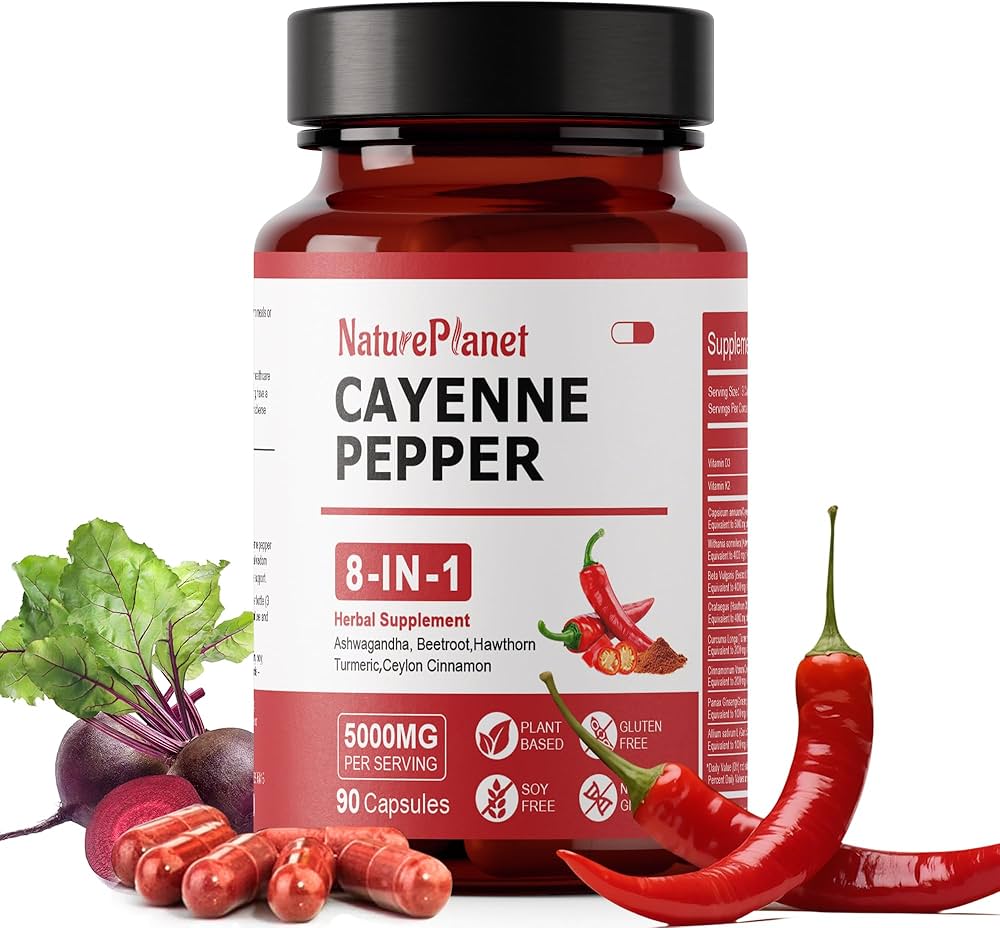 Amazon.com: NaturePlanet Cayenne Pepper Capsules Organic Capsaicin