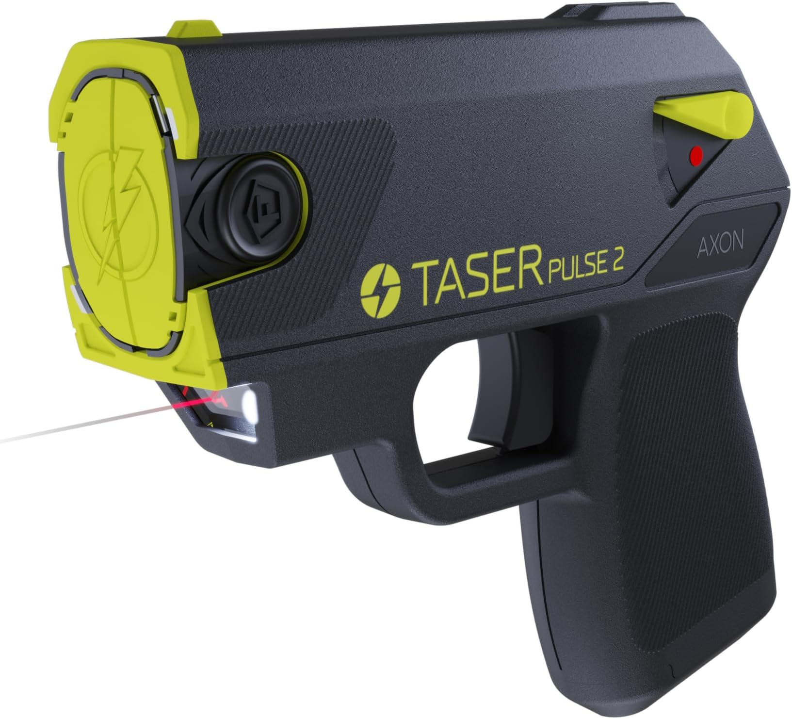 Pulse 2 Self-Defense Device with Painful 63 µC Stun Charge, Compact 8oz Full Muscle Lock-Up with 2 Cartridges with 15 Foot Range, Rugged Carry Case, Battery, Practice Target, Protective Sleeve