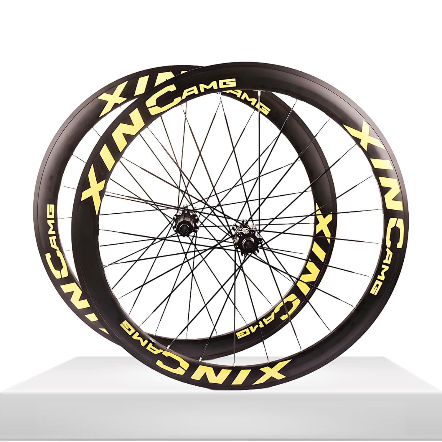 700c用フロントホイール　12×100mmスルーアクスル Amazon | スルーアクスル ロードバイクホイールセット 700C アルミ合金