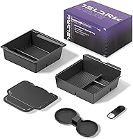 Vista 8 de Bandeja Organizadora de Consola Central para Tesla Model Y Accesorios Juniper 2025 2026/Para Tesla Model 3 Highland Accesorios 2024 2025 2026