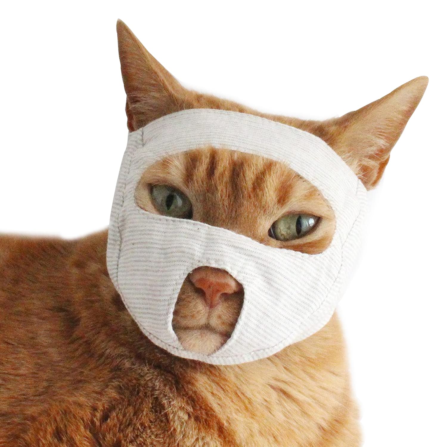 Amazon | Newsmy ネコメット 猫用マスク ペット口輪 目隠しスタイル