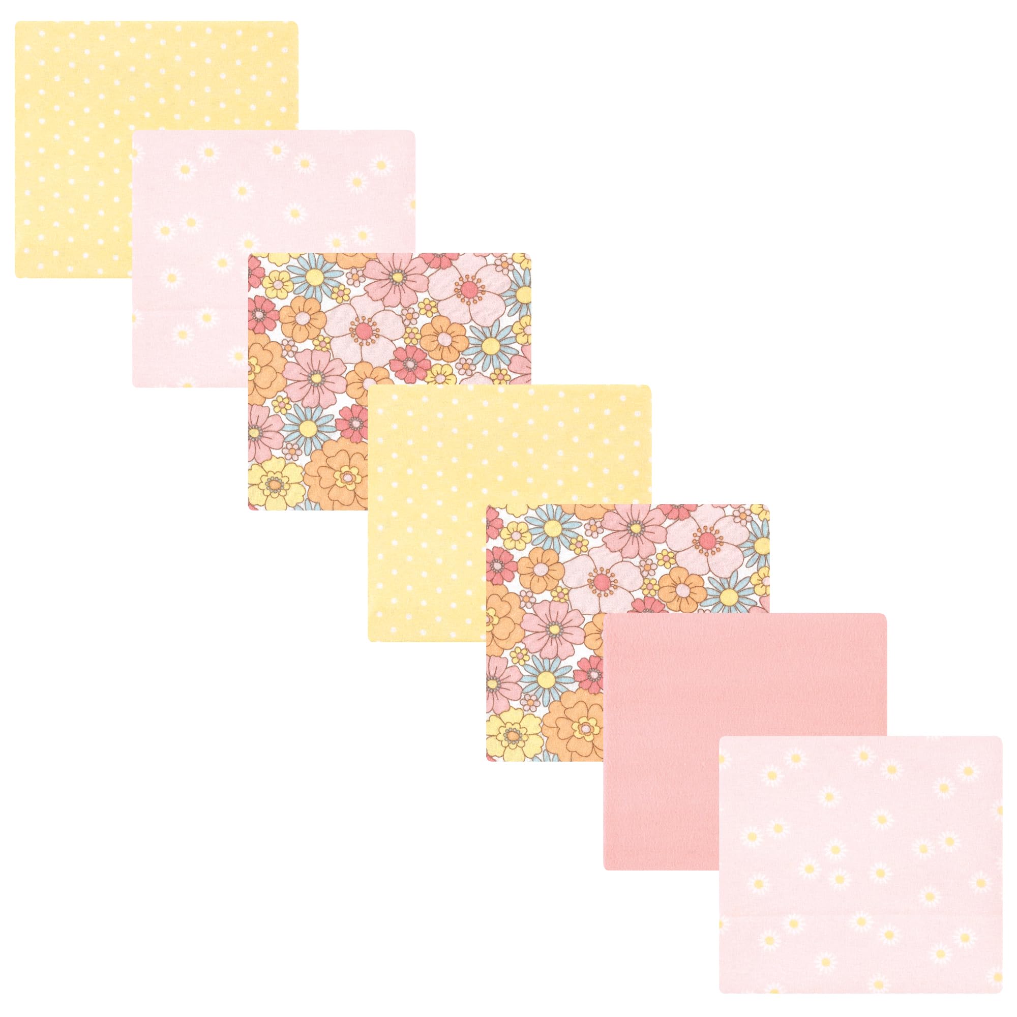 Luvable Friends Little Treasure Flannel Receiving Blankets 7pk