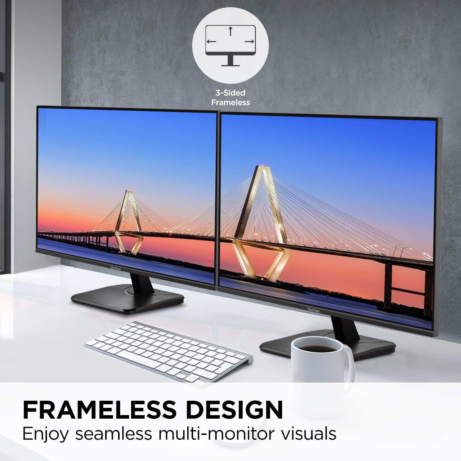 Amazon.com: ViewSonic VA2756A-MHD 27 Inch Full HD Computer Monitor