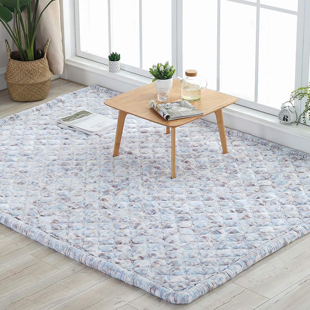 Tapis de salon en peluche matelassée pour créer un coin tatami doux pour enfants