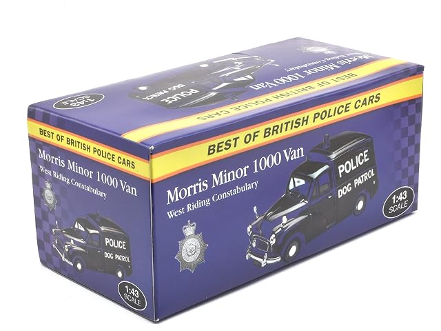 Foto 3 de 7 de Conjunto de 3 Coches DE POLICÍA EN INGLÉS 1/43: Morris Minor 1000 Van + Hillman IMP + Ford Escort Mexico…