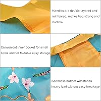 Vista 3 de Wrapables Bolsa de compras reutilizable grande con bolsa exterior