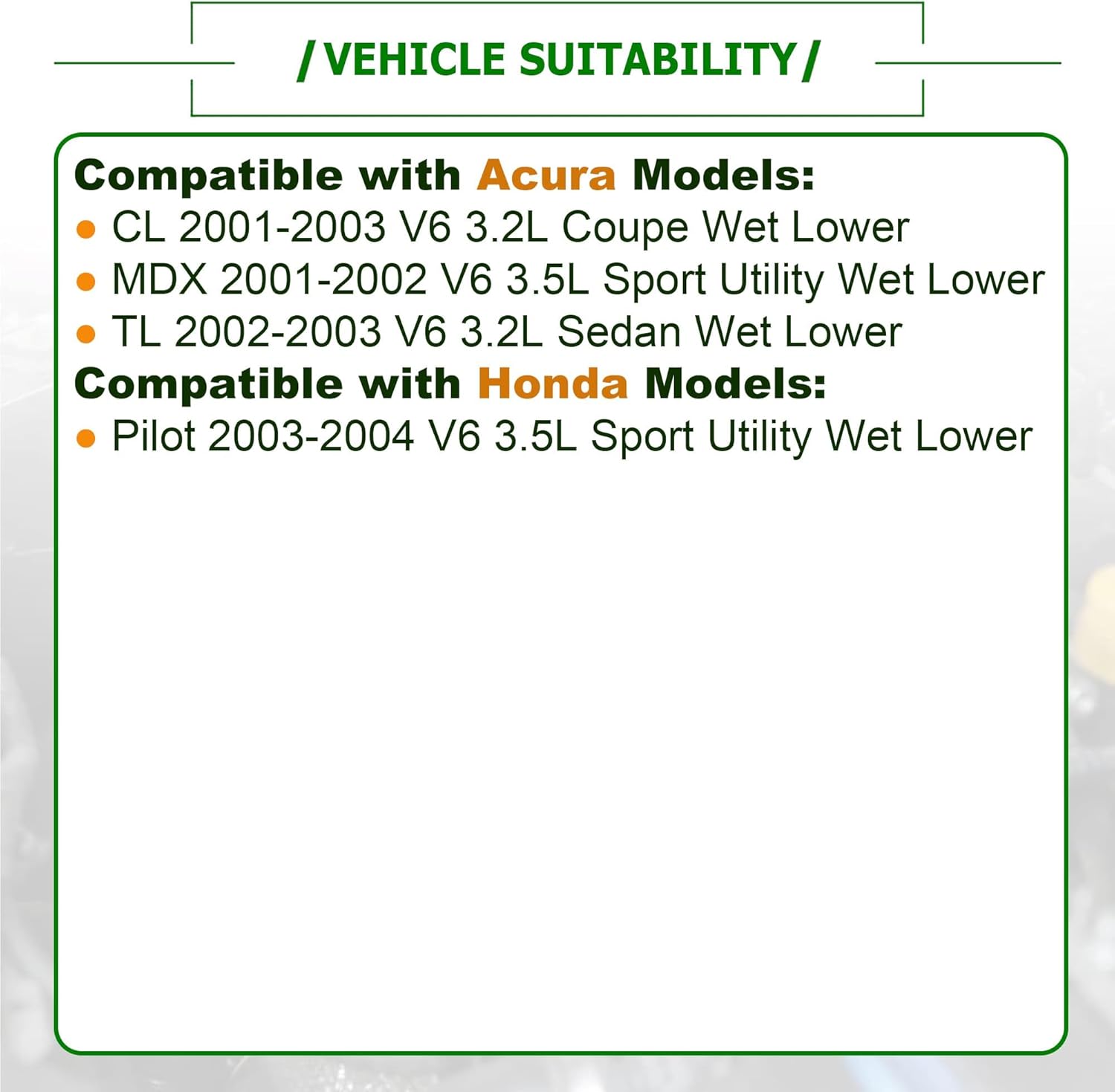 Engine Oil Pan Sump with Drain Plug Compatible with Acura CL 2001-2003 MDX 2001-2002 TL 2002-2003 Honda Pilot 2003-2004 3.2L 3.5L Replace 11200PGEA00