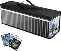 Vista 1 de Video Games Storage Bag Compatible with PS5 PS4 PS3 Xbox One Games, Portable Carrying Case Holds Around 30-35 Game Discs, TPU Clear Games Holder