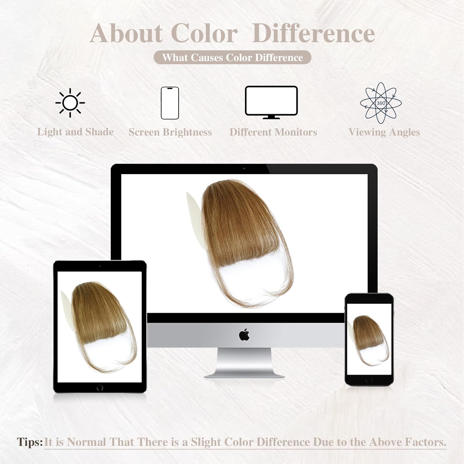 MEDO Bangs Hair Clip Human Hair, Natural Brown Clip in Bangs, Clip on Bangs for Women with Temples, Wispy Fake Bangs Hairpieces for Daily Wear - Image 6