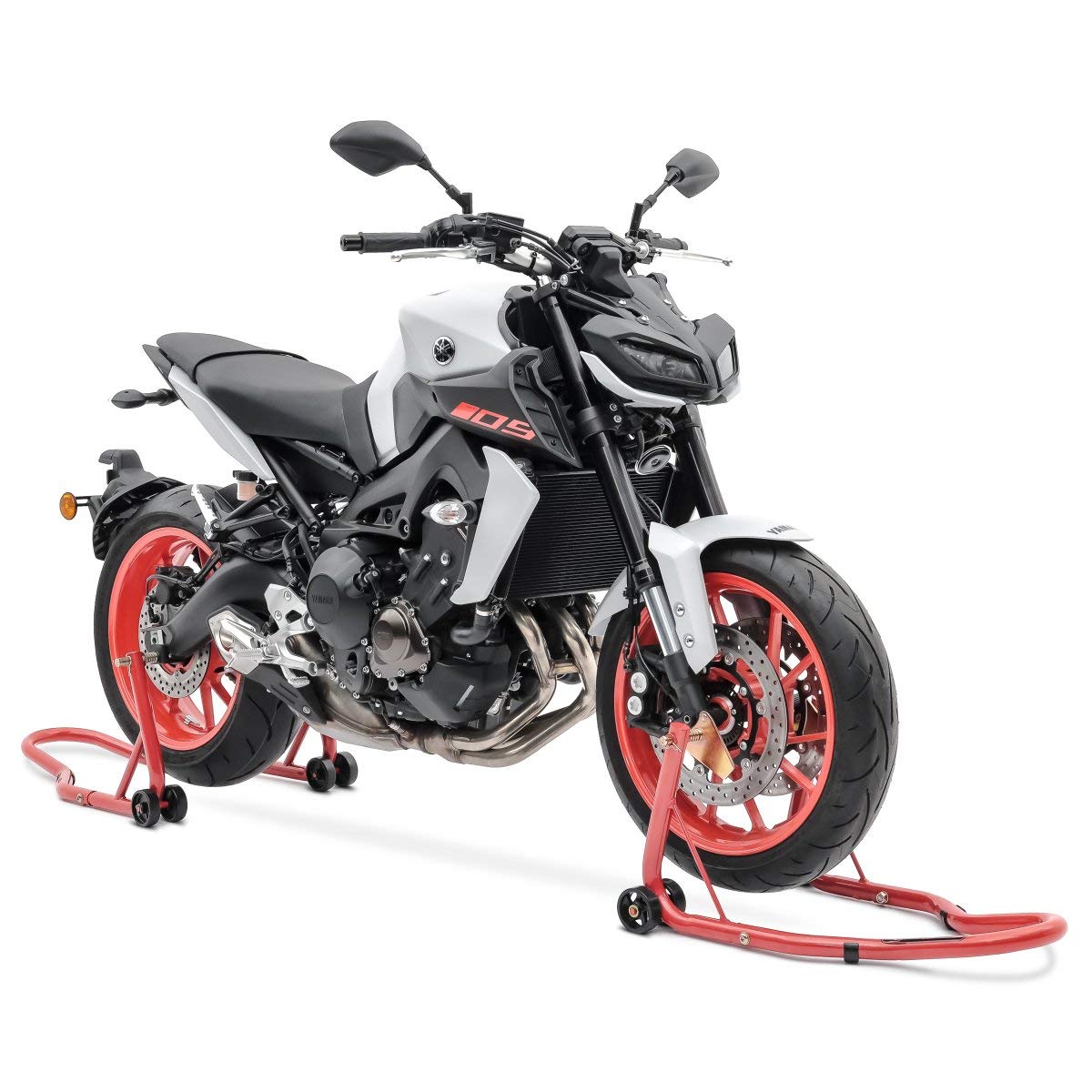 Caballete Moto Delantero ConStands Classic Front Rojo Compatible para BMW F 650/ CS Scarver, F 650 GS/Dakar/ST, F 800 GS/R/S/ST, G 450 X