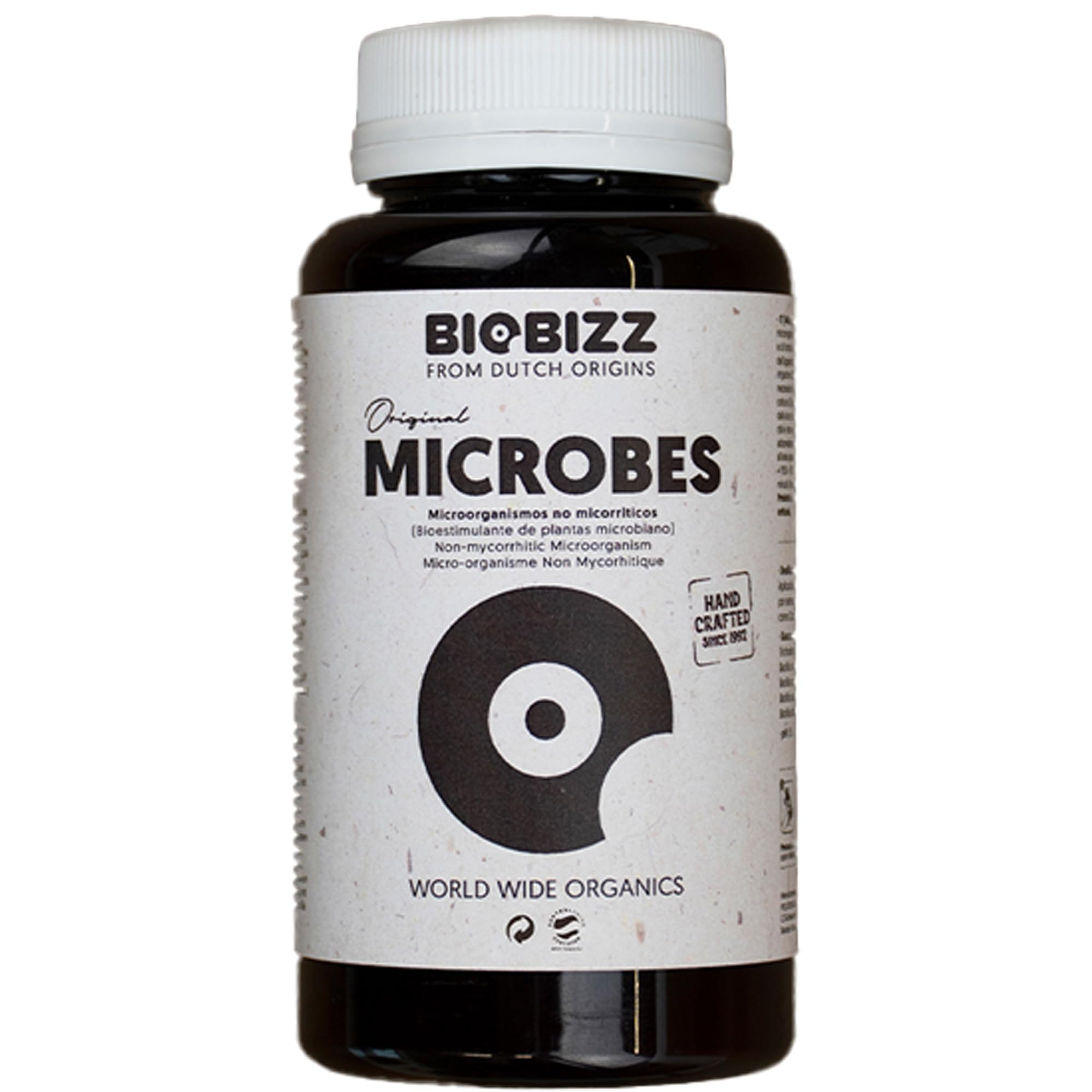 Biobizz Microbes 150g hochkonzentrierte Mischung aus Mikroorganismen, Enzymen & Trichoderma-Pilzen - Fördert Keimung, Wurzelwachstum & Nährstoffaufnahme