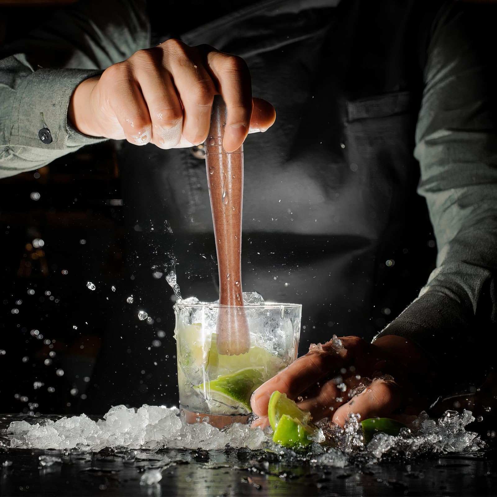 Wooden Muddler for Cocktails - Make Mojitos! -3