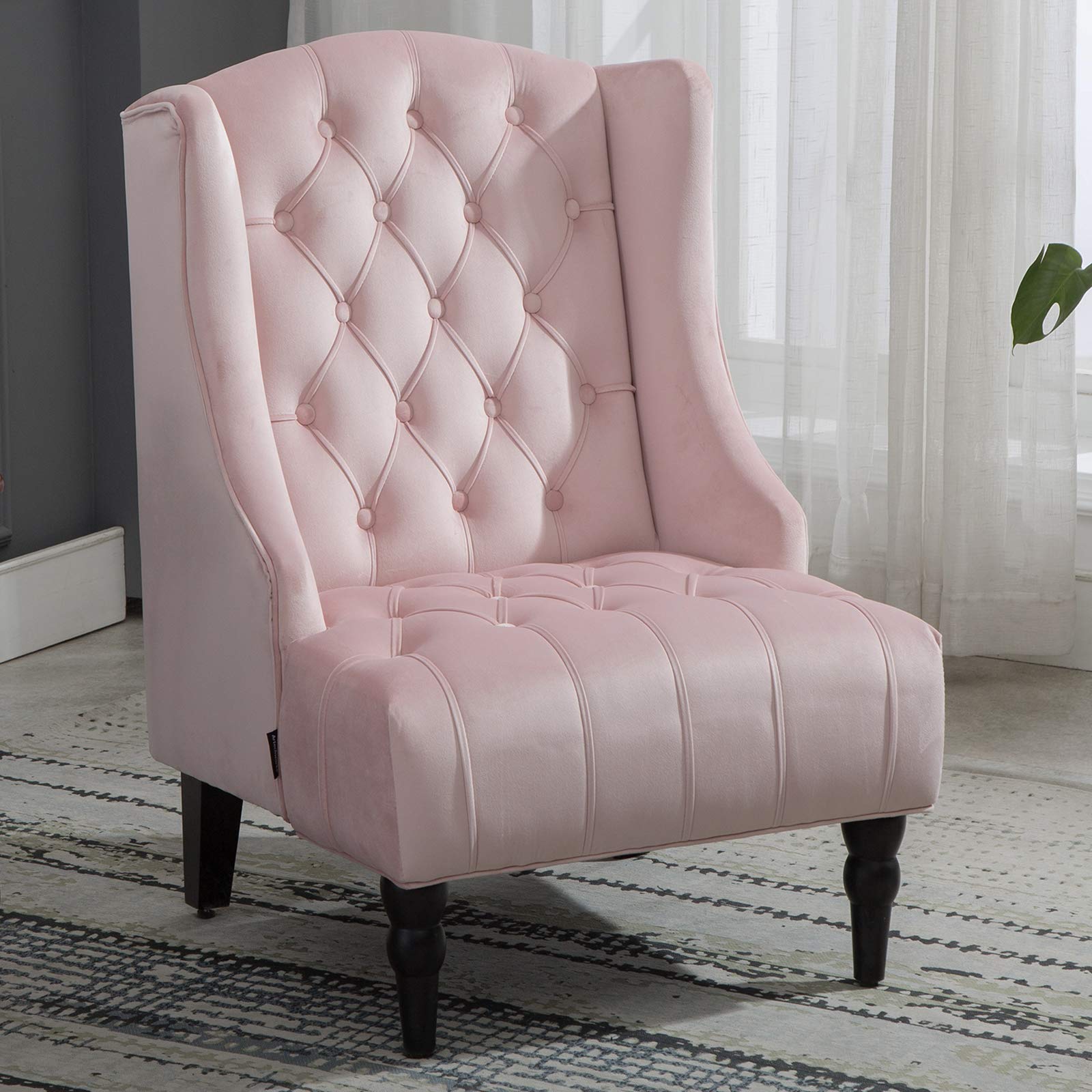 Pink Wingback Chair All Chairs