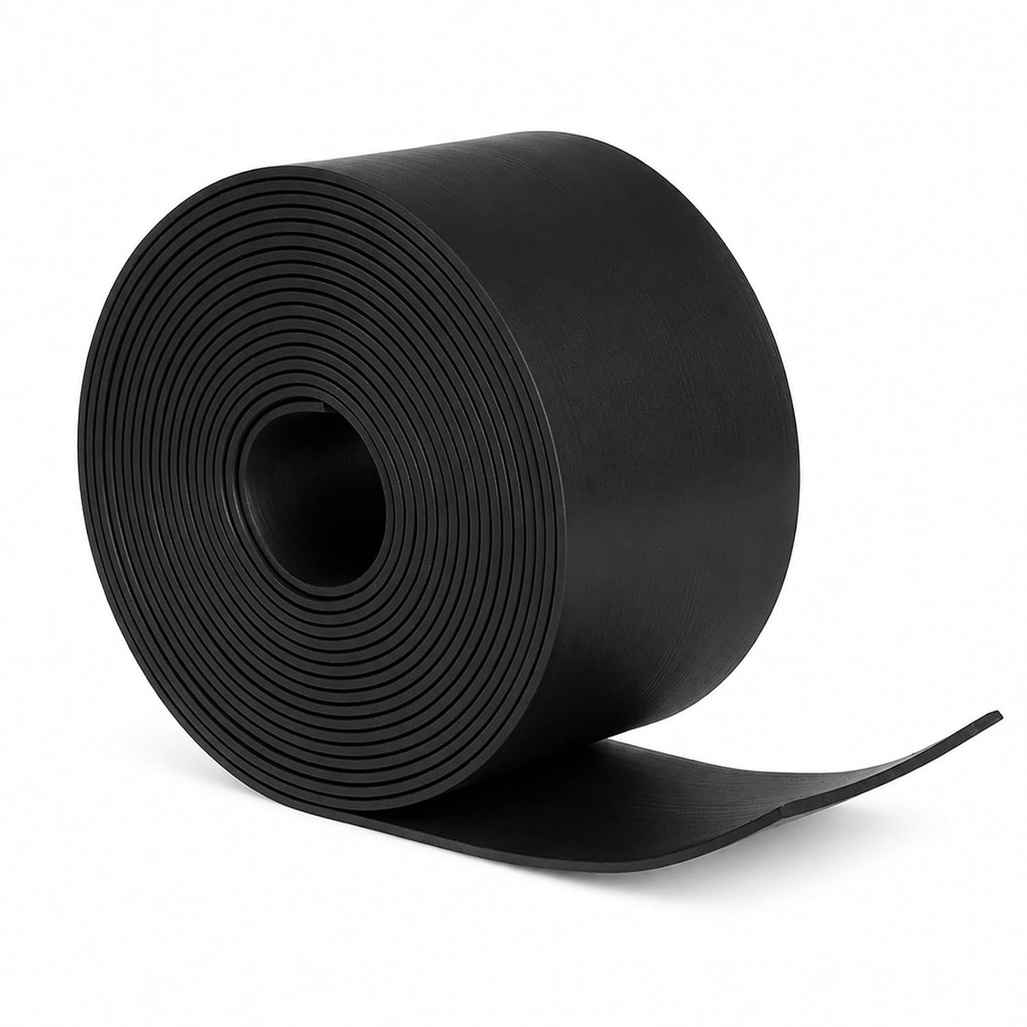 Neoprene Rubber Strip 1/16" Thick x 1/2" Wide x 120" Long – Black Solid Rubber Rolls Use for Sealing Strip, Gaskets DIY Material, Supports, Leveling, Bumpers