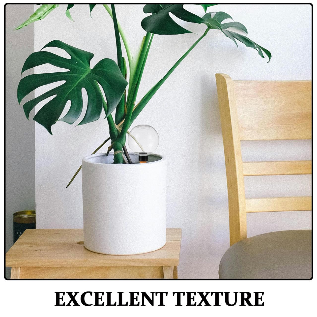 Lot de 4 globes d'arrosage automatique de 500 ml pour plantes d'intérieur, bulbes en plastique auto-arrosage avec recharge supérieure pour un maintien constant de l'humidité du sol